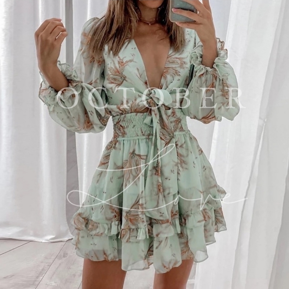 Floral Print Dress - Picture 3 of 5